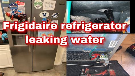 frigidaire ice maker leaking water on floor|Frigidaire Refrigerator Leaking Water From Ice。